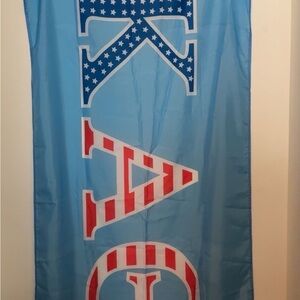 American Flag Themed Banner